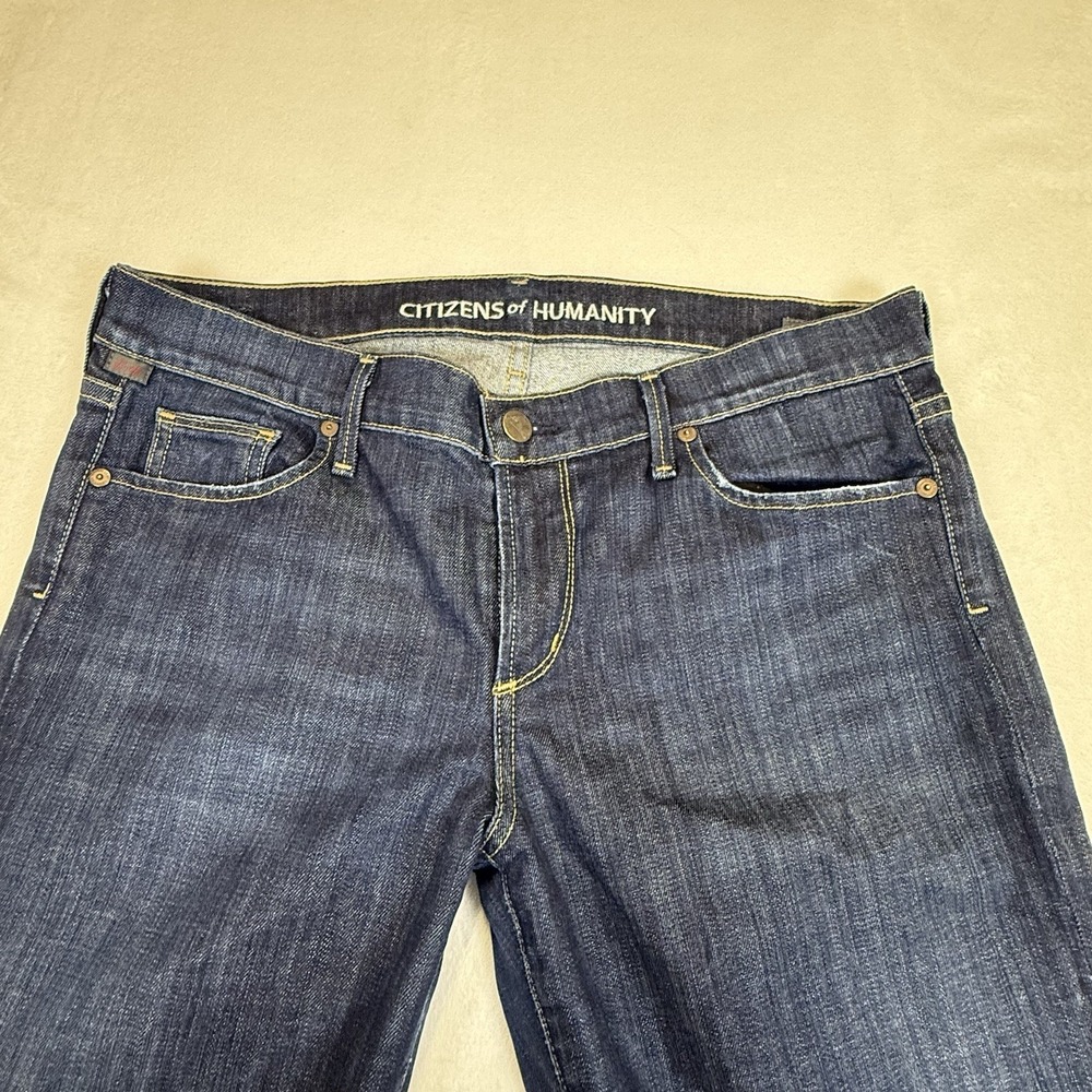 Citizens of Humanity Kelly Low Rise Bootcut Jeans Womens Dark Wash 33x33